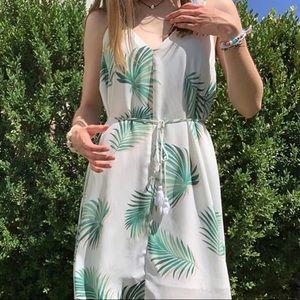 Forever 21 banana leaf dress